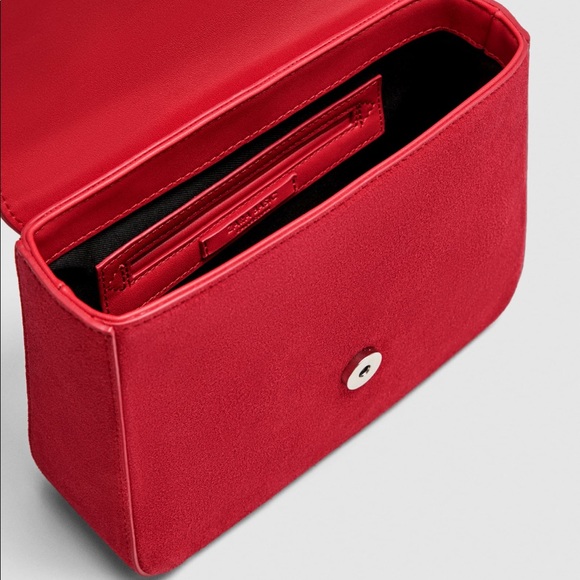 ZARA GENUINE LEATHER CROSSBODY BAG - Picture 6 of 8